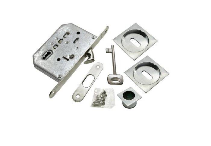 Комплект для раздвижных дверей Morelli MHS-2 L SC цвет - мат.хром