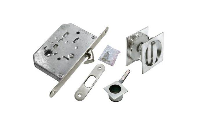 Комплект для раздвижных дверей Morelli MHS-2 WC SC цвет - мат.хром